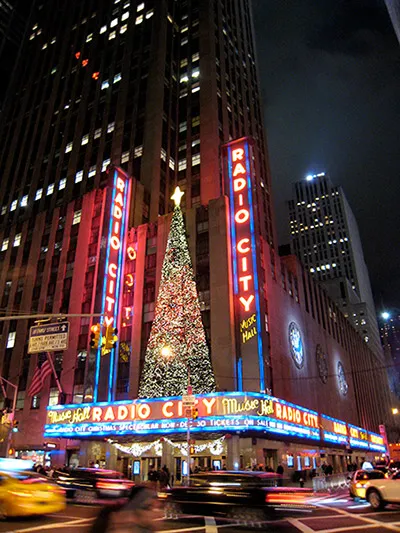 Foto del Radio City Music Hall de Nueva York