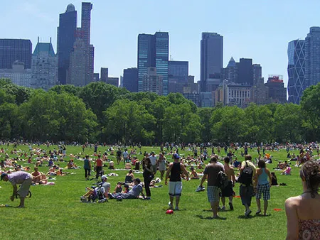 Foto de Sheep Meadow de Central Park de Nueva York