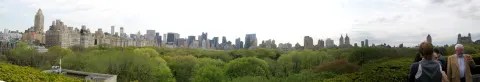 Panorámica desde el tejado del Museo Metropolitan de Nueva York (MET)