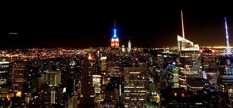 Vista desde el Rockefeller Center