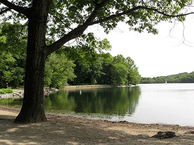 Parque Jamaica Pond de Boston
