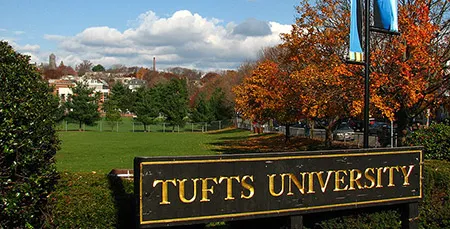 Foto de la universidad de Tufts en Boston