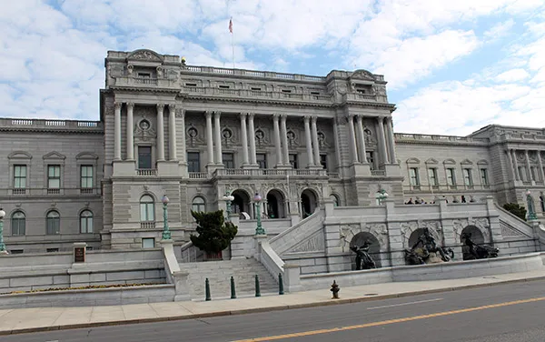 Foto de la Biblioteca del Congreso de los Estados Unidos de Washington DC Foto de la Biblioteca del Congreso de los Estados Unidos de Washington DC