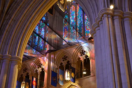 Foto del interior de la Catedral Nacional de Washington DC Foto del interior de la Catedral Nacional de Washington DC