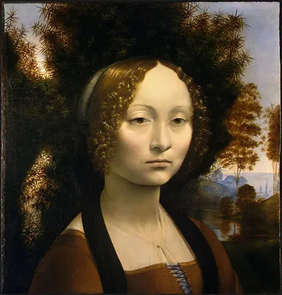 Retrato de Ginebra de Benci de Leonardo da Vinci (única obra de este en EEUU)