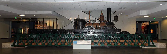 Foto de la locomotora a vapor 1401 de John Bull del Smithsonian