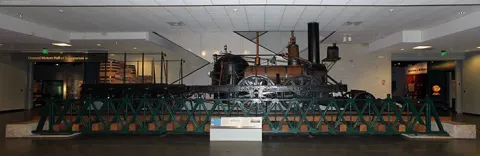 Foto de la locomotora a vapor 1401 de John Bull del Smithsonian