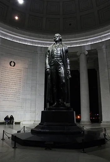 Monumento a Thomas Jefferson en Washington DC (Thomas Jefferson Memorial)