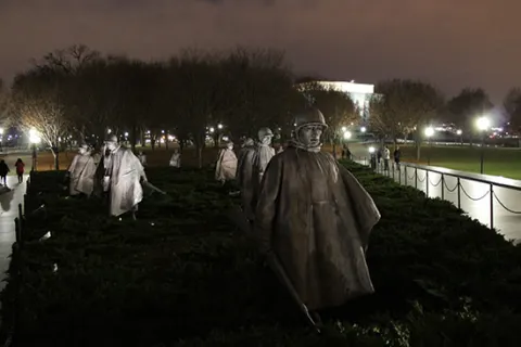 Monumento veteranos Guerra de Corea en Washington DC (Korean War Veterans Memorial)