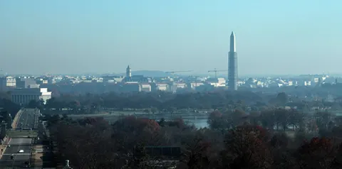 Panoramica washington desde arlington