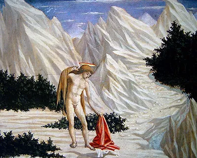 Cuadro San Juan en el desierto de Domenico Veneziano Cuadro San Juan en el desierto de Domenico Veneziano