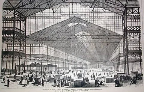 En 1876 Philadelphhia fue la sede de la La Centennial International Exhibition
