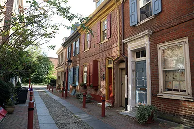Callejon Elfreths Alley de Philadelphia Callejon Elfreths Alley de Philadelphia