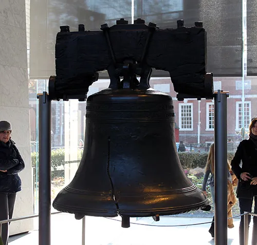 Campana de la libertad de Estados Unidos en Philadelphia Campana de la libertad de Estados Unidos en Philadelphia