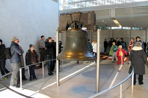 Campana de la libertad de Estados Unidos en Philadelphia