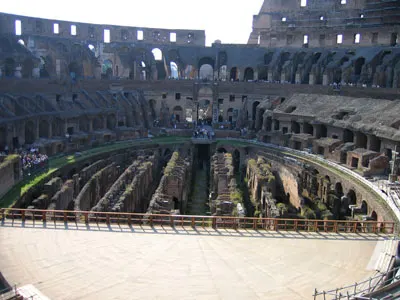 Vista del interior del Coliseo (La Areana)