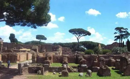 Interior del Palatino Romano