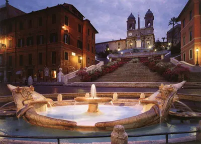 Monumental escalinata de la Plaza de España - Piazza de Spagna