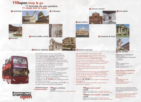 Tambus open ruta turistica en autobus mapa