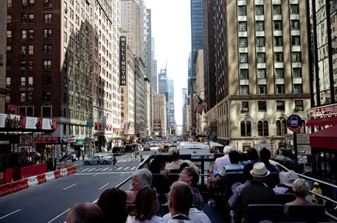 Foto de la séptima avenida de Nueva York (7 avenue)