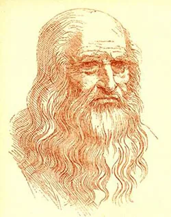 Retrato de Leonardo da Vinci