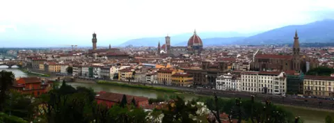 Panorámica de Florencia desde la Plaza de Michelangelo