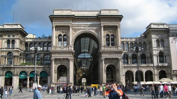 Entrada galleria vittorio emanuele II