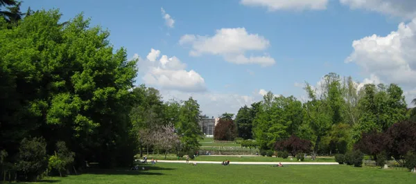 Panorámica del Parque Sempione de Milán