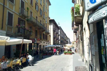 Zona de Brera de Milán