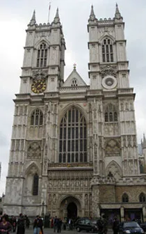 Foto de la Abadía de Westminster entrada oeste