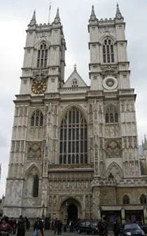 Foto de la Abadía de Westminster entrada oeste