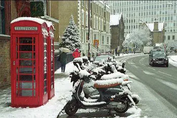 Foto de Londres nevado