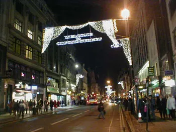 Luces de Navidad de la calle Oxford Street