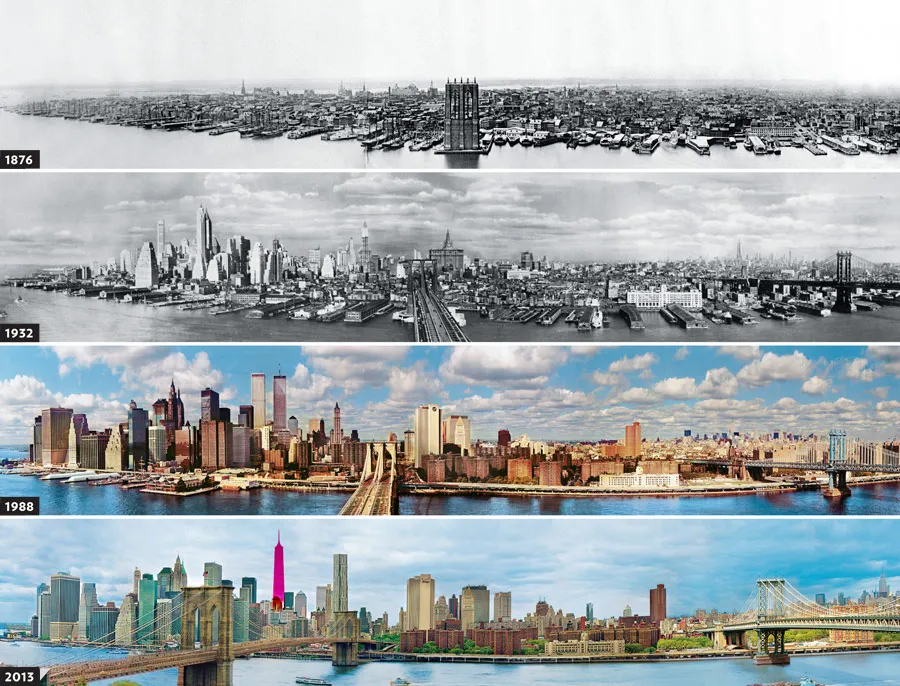 Evolución de Nueva York en fotos Evolución de Nueva York en fotos