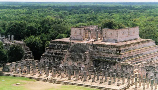 Templo de los guerreros chichen itza