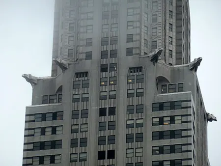 Detalles de las gárgolas del Edificio Chrysler
