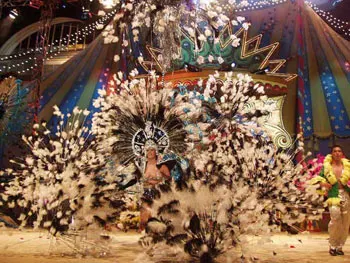 Foto de un Traje típico de las fiestas de Carnaval de Santa Cruz de Tenerife