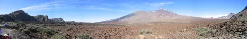 Panorámica del Parque Nacional del Teide